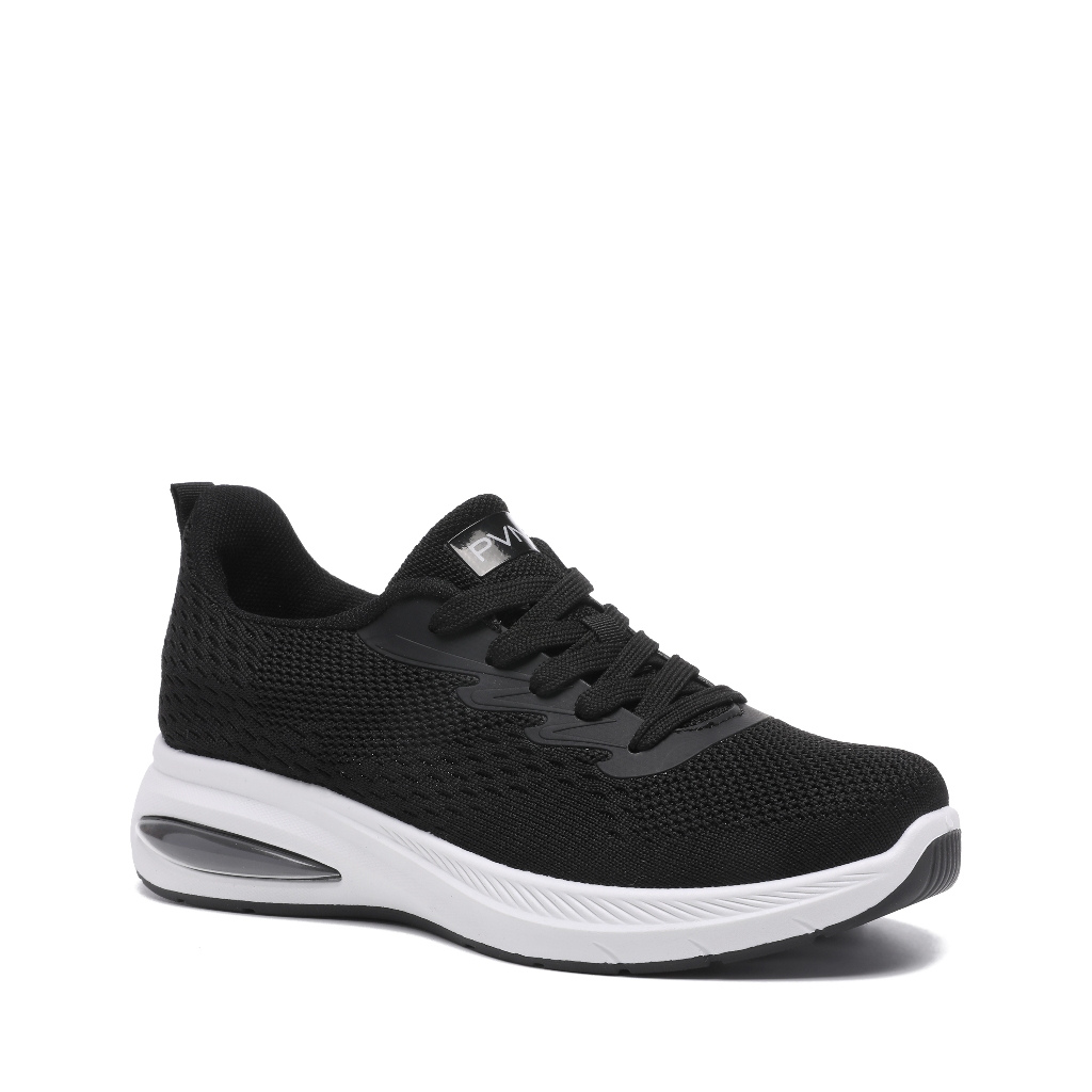 PVN Yeorin Sepatu Sekolah Hitam Sneakers Olahraga Wanita Sport Shoes Black 262 - Gambar 2