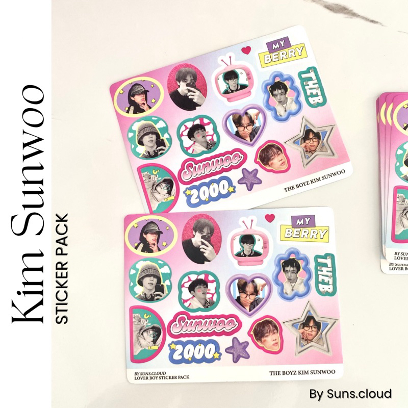 Kim Sunwoo sticker pack By suns.cloud | The boyz sticker | The boyz ...