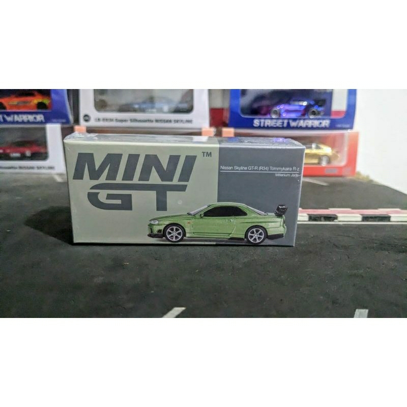 Diecast Mini GT Nissan Skyline GTR R34 Tommy Kaira Rz Millenium Jade No ...