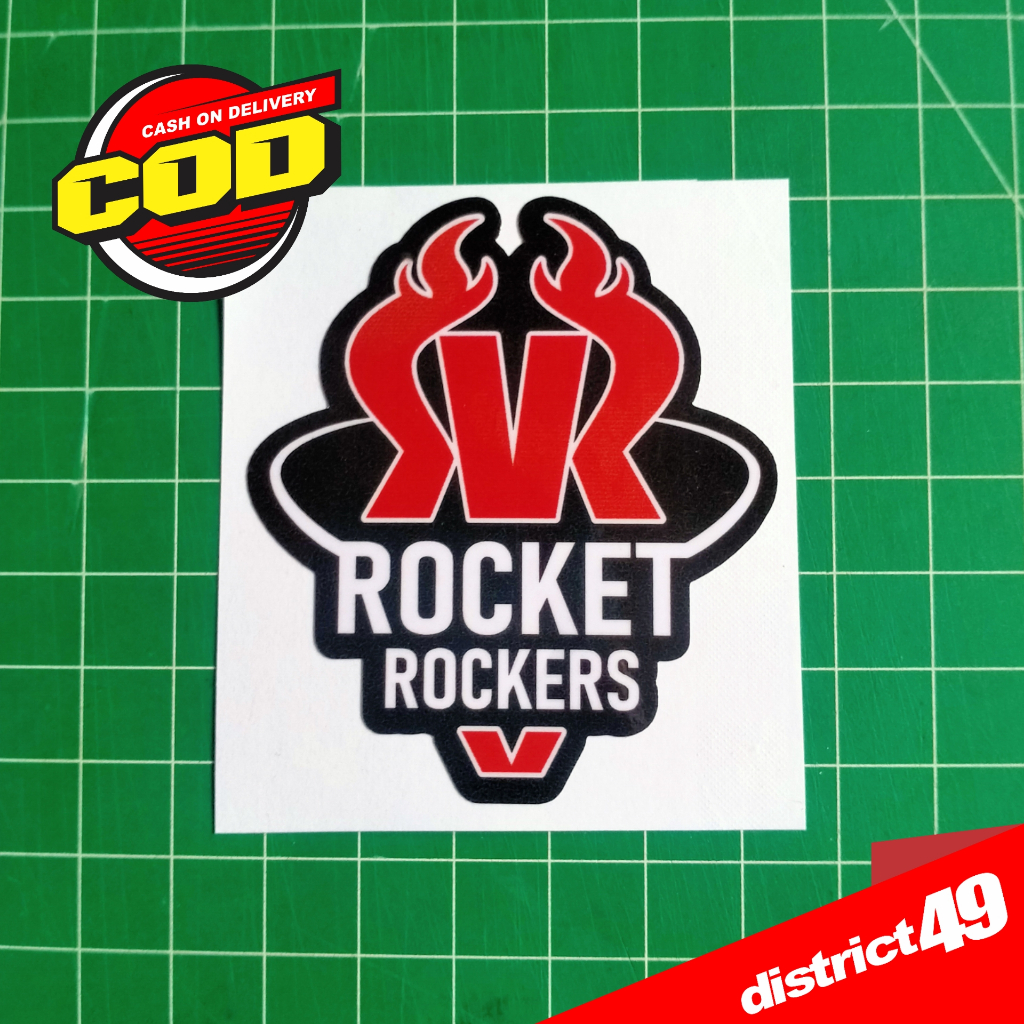 ROCKET ROCKERS Stickers - Waterproof Glossy Laminated Print Cut ...