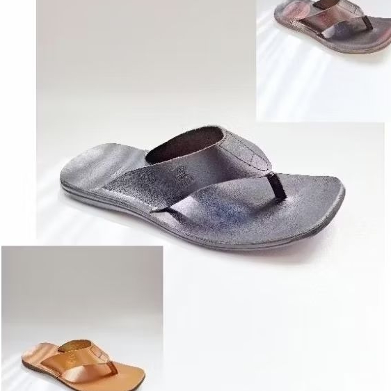 Obara GENUINE LEATHER Flip Flops WITH FLEXIBLE AND LIGHT RUBBER SOLE