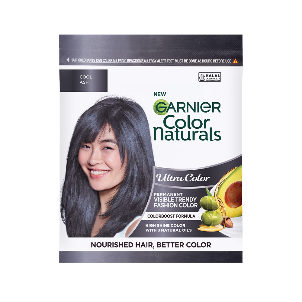 Garnier Color Naturals Ultra Color Fashion Collection Cool Ash - Cat / Pewarna Rambut Permanent - Gambar 2