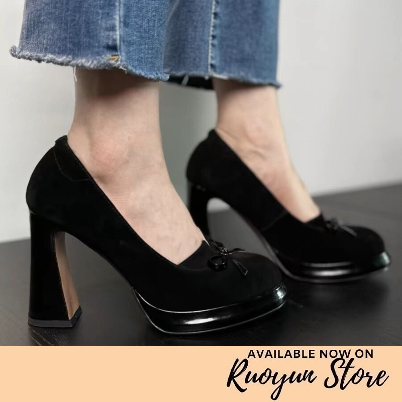 Rys Mary BOB Shoes Heels Slip On Women Fashion Party Ori Import Shopee Singapore