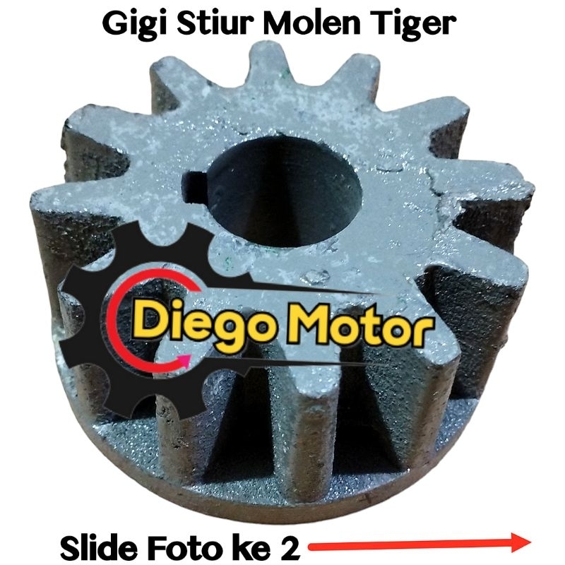 MESIN Tiger Small Stiur Teeth 12T Construction Cement Mixer Molen ...