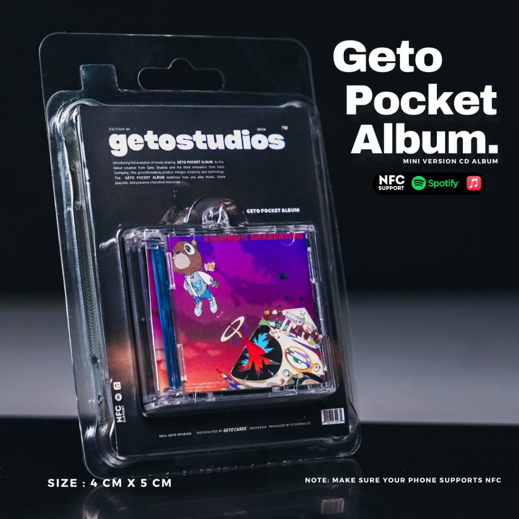 Kanye West NFC Pocket Mini Album - Mini Album NFCKeychain