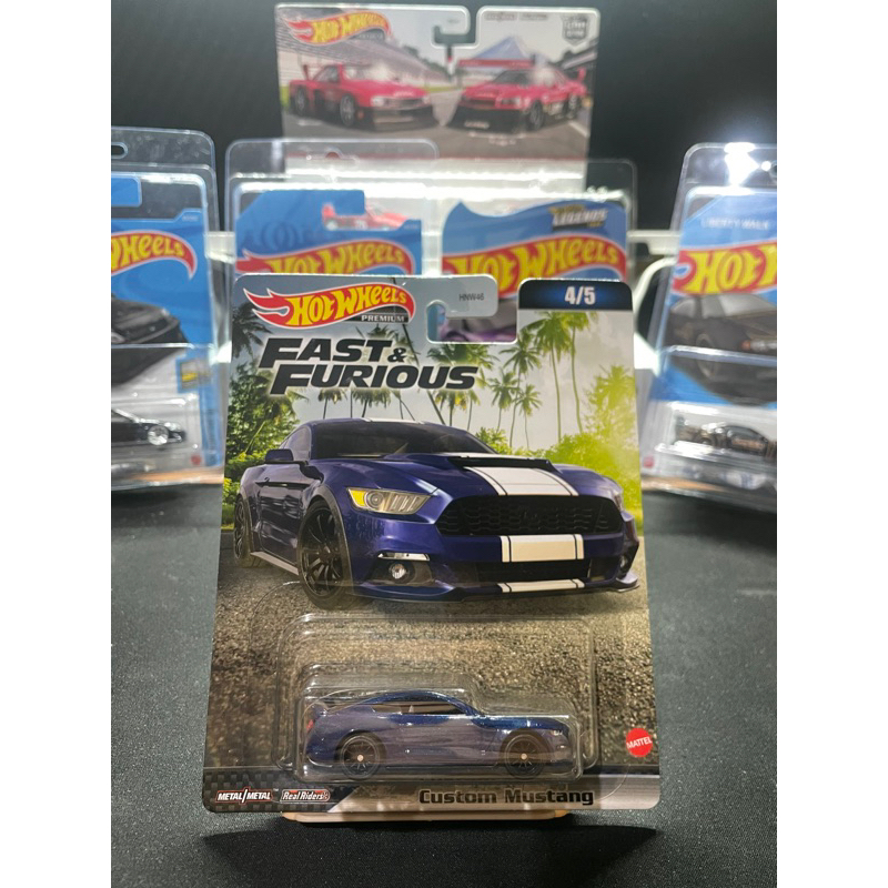 Hot Wheels Premium Custom Mustang - FnF Edition | Shopee Singapore