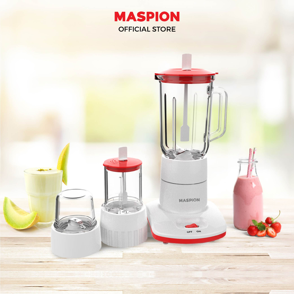Maspion Pelumat Blender with Wet Miller and Dry Miller 1 Liter MT-1213 - Gambar 2