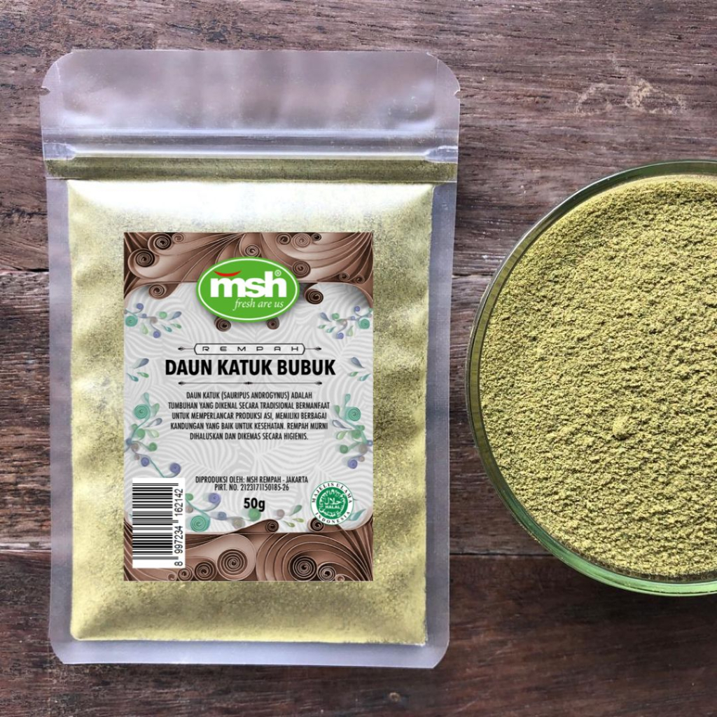 Msh Katuk Leaf Powder 50g Shopee Singapore