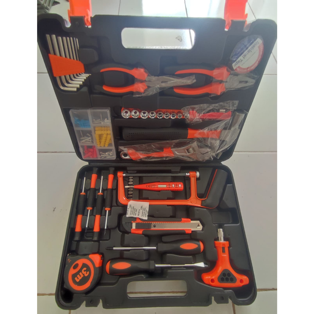 Hand Tool Box Tool Kit Complete Tool Kit Set Shopee Singapore