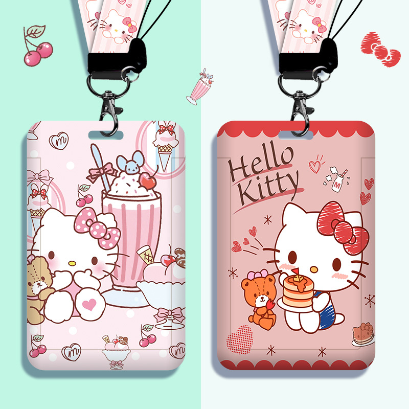 Id Card Holder Hello Kitty/Photocard Holder/Hanging Rope /Name Tag ...