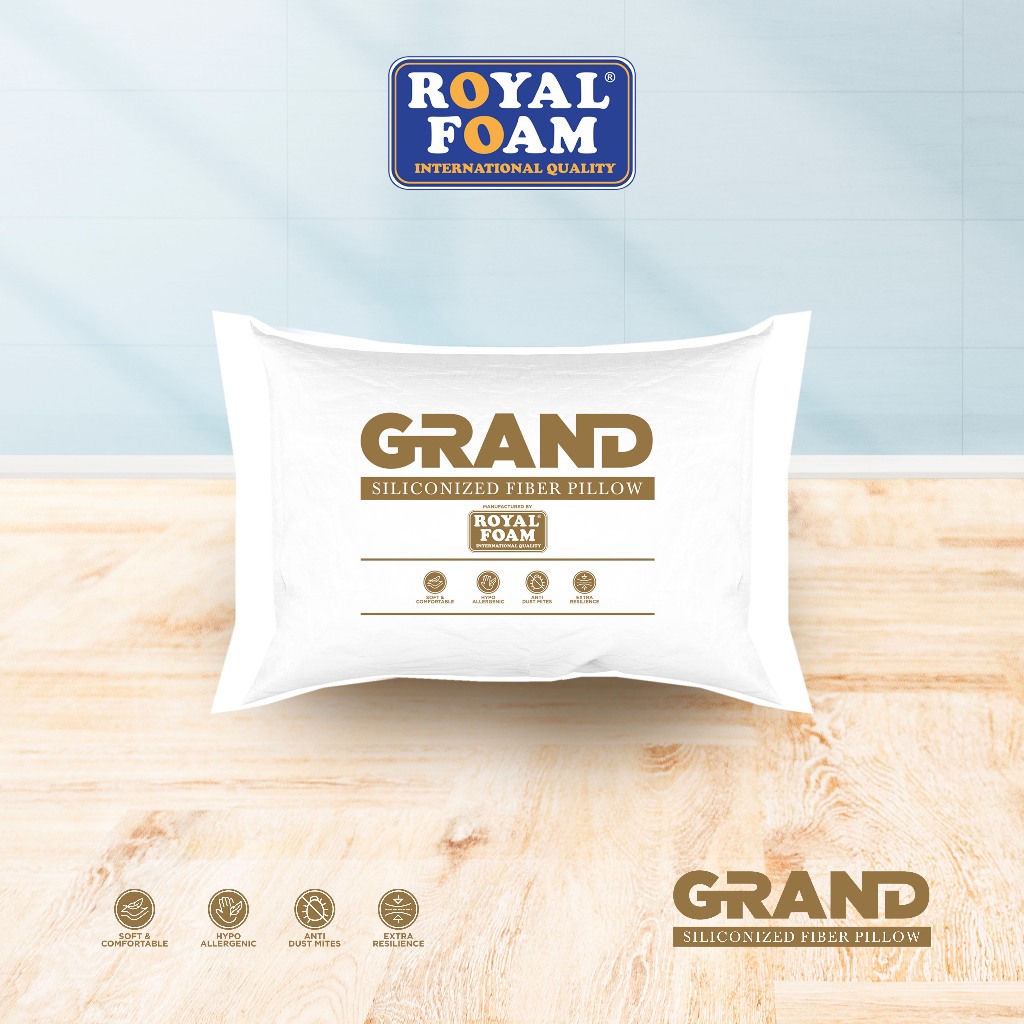 Bantal Tidur Royal Foam / Royal Grand Pillow (Siliconized Fiber 600 Gms ) - Gambar 2