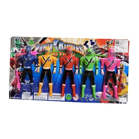 019-1m SUPER RANGER Mini Toy Robot Robotan Power Rangers Mini | Shopee ...