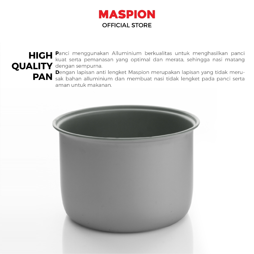 Maspion Rice Cooker Magic Com Exclusive 2.5 Liter EX-2581 - Gambar 4