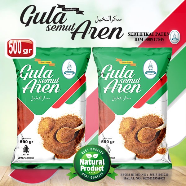 Pondok Aren Palm Sugar Powder Original Grade A 500gr Palm Sugar Ant ...