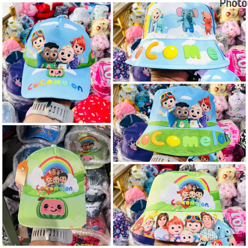 Cocomelon Version Children's Hat/COCOMELON MOTIF SUBLIME BUCKET