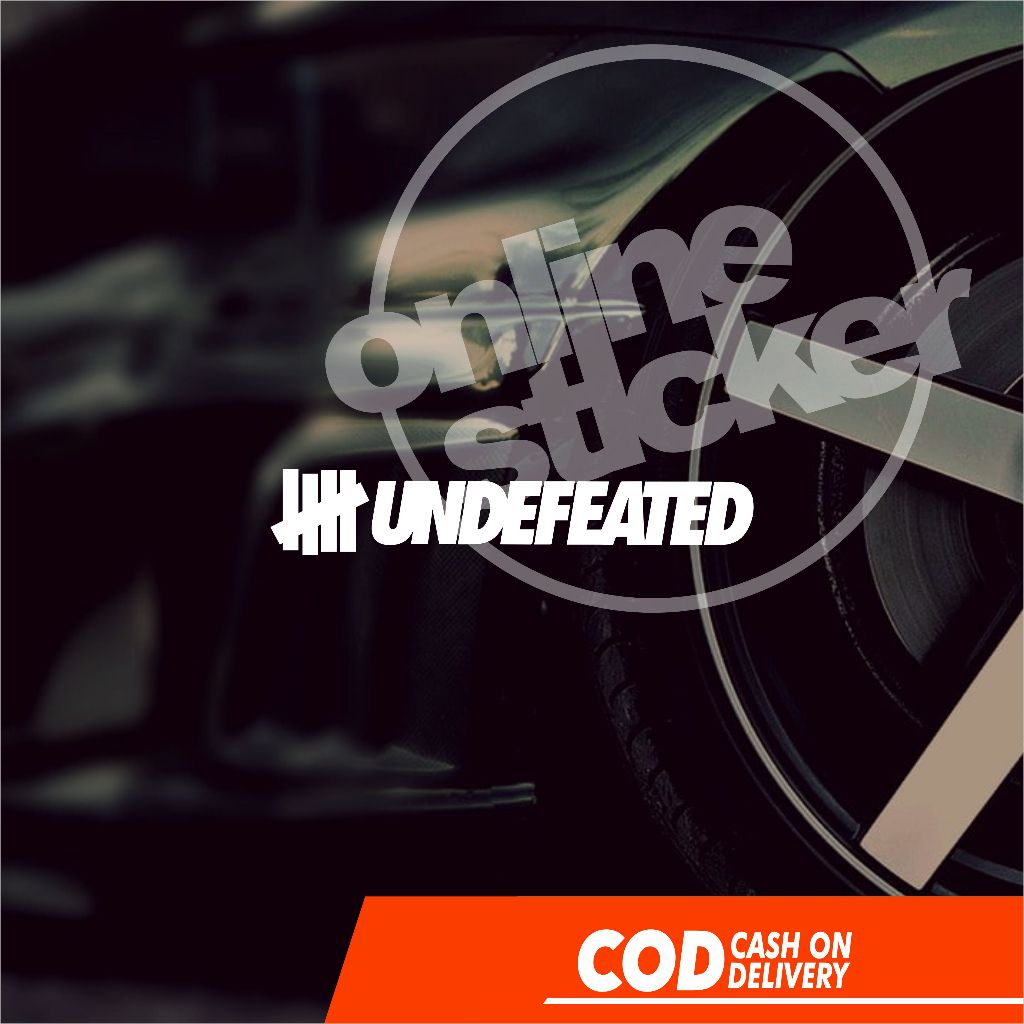 Undefeated Stickers | Cutting On | Shopee Singapore