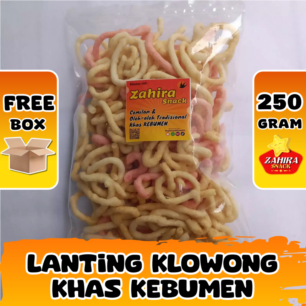 Original Lanting Klanting Cassava Kebumen Souvenir 250 grams Snack ...