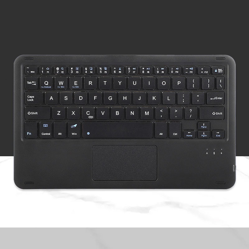 Wireless Bluetooth Keyboard With Touchpad Silent Office Click Laptop