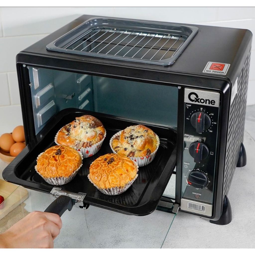 Oxone OX858BR Oven Listrik Toaster 18 L 4 in1 Panggangan Premium - Gambar 3