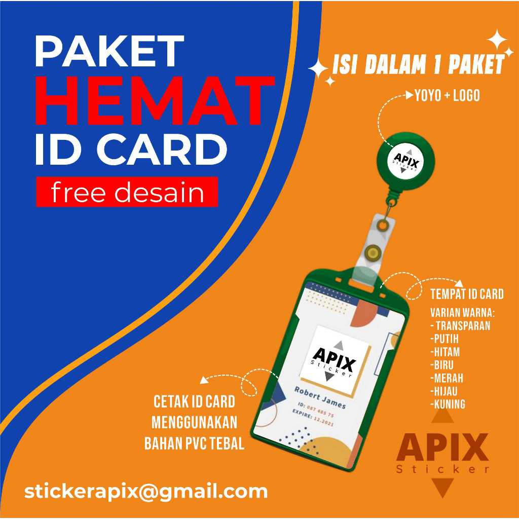 ID CARD SAVING PACKAGE / PVC ID CARD / CUSTOM ID CARD / UNIT ID CARD / KNOWING SIGN CARD ...