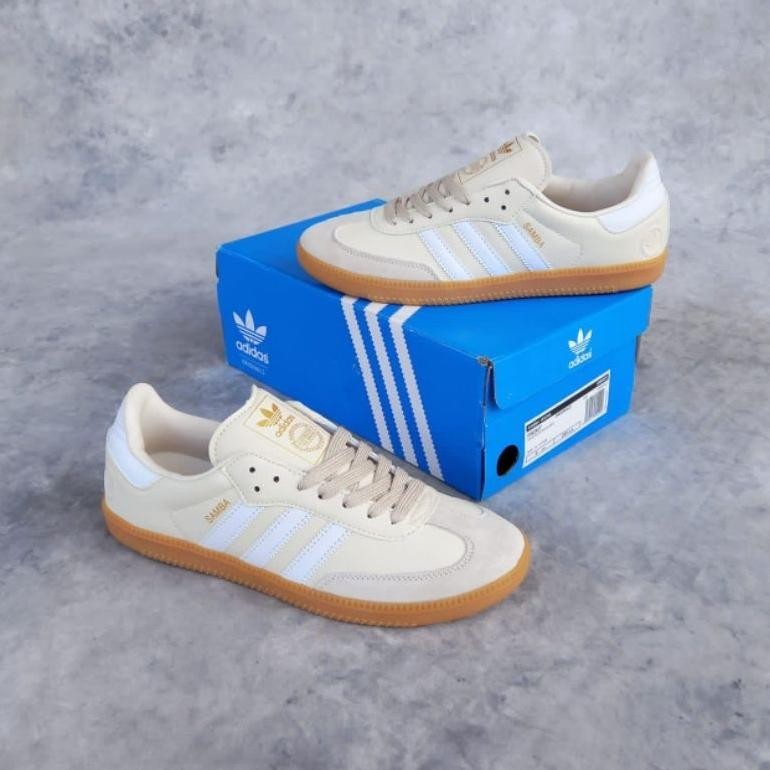 White deals samba shoes