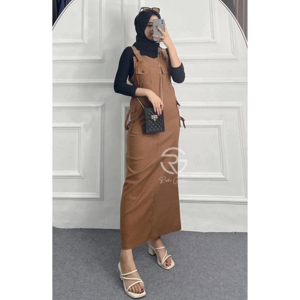 KATUN Bella Overalls Cargo Skirt Women Premium Cotton Jumpsuit Skirt Casual Overalls Trendy Skirt Shopee Singapore