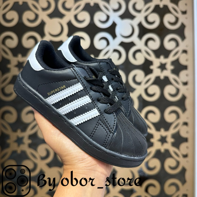 Full hot sale black superstars