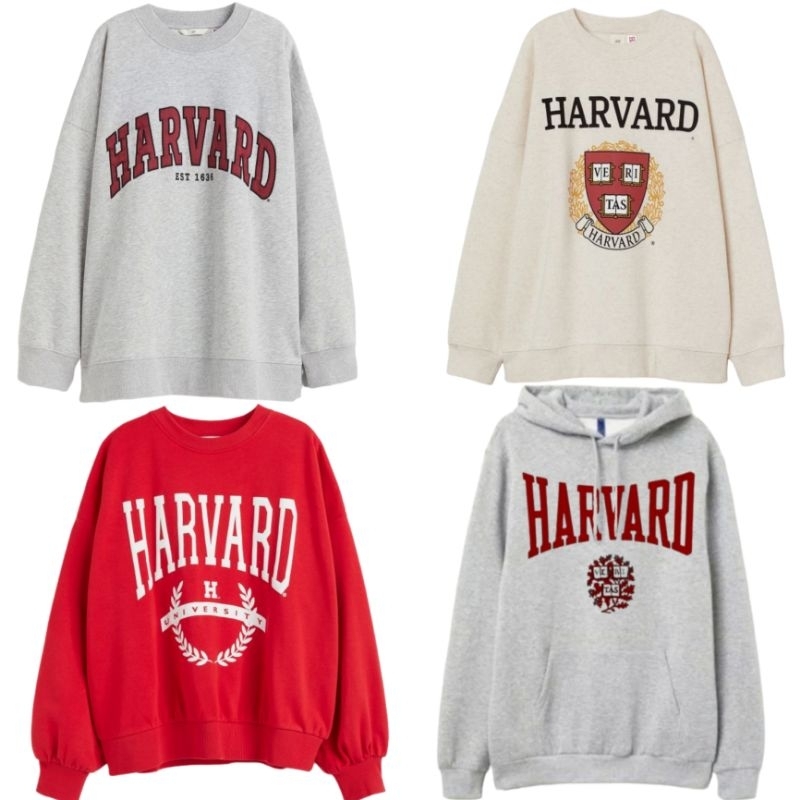 Sweatshirt crewneck h m nineteenth Harvard