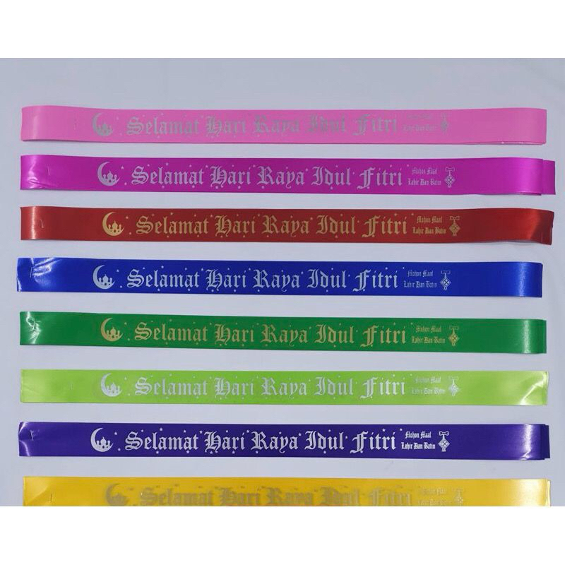 Eid Sash (10Pcs) Shopee Singapore