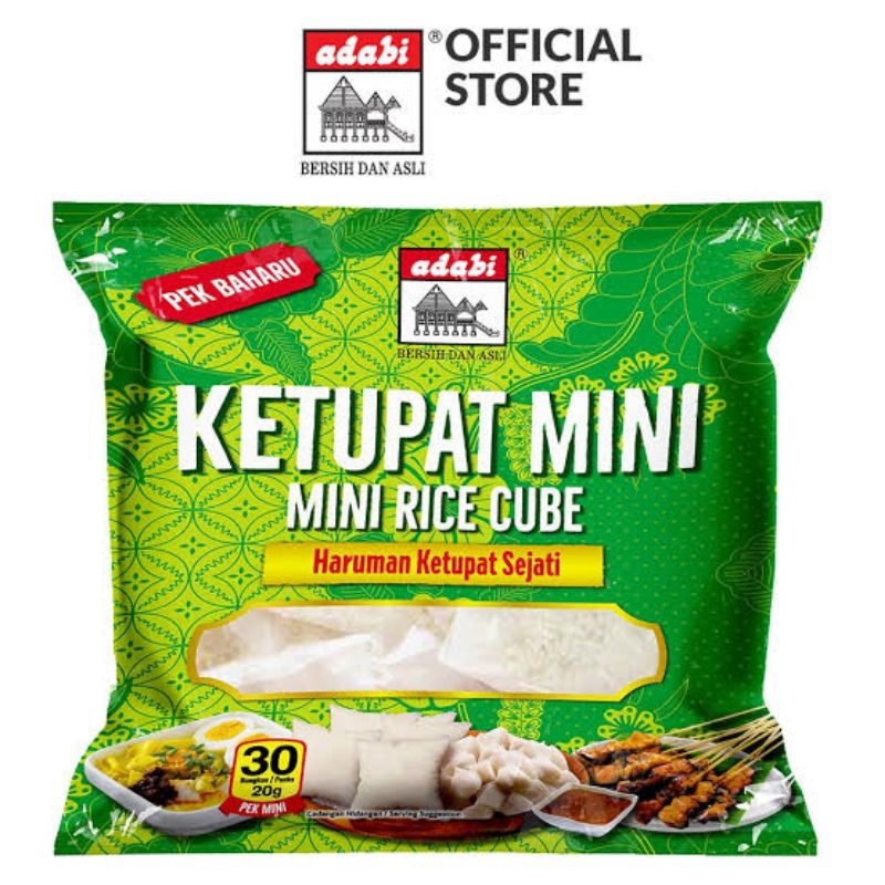 Adabi Ketupat Mini Instant Contents 30 (Instant Food) | Shopee Singapore