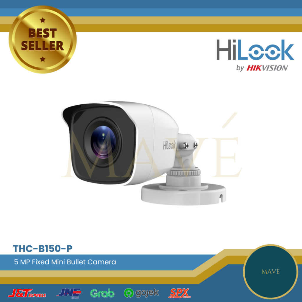 Cctv Camera 5MP OUTDOOR HiLook THC-B150-P 5MP Camera | Shopee Singapore