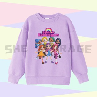 Rainbow BUBBLEGEM Kids SWEATER Jacket | Shopee Singapore