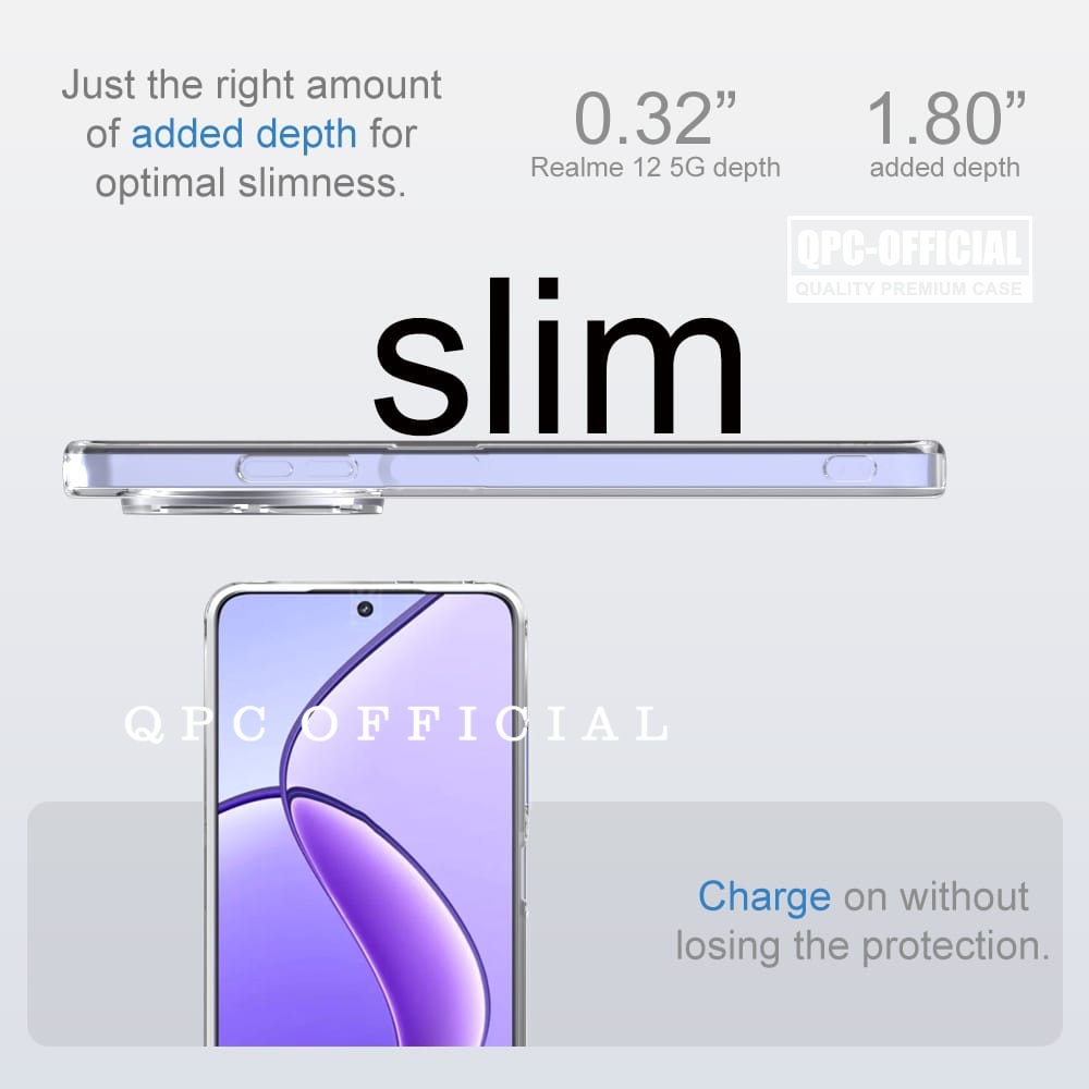 Realme 12 5g  Realme 12 Pro Plus Realme 13 5g Clear Case Bening 2.0mm Softcase Clear Case Realme 12 5g Realme 12 Pro Plus Realme 13 5g CH-01 - Gambar 3