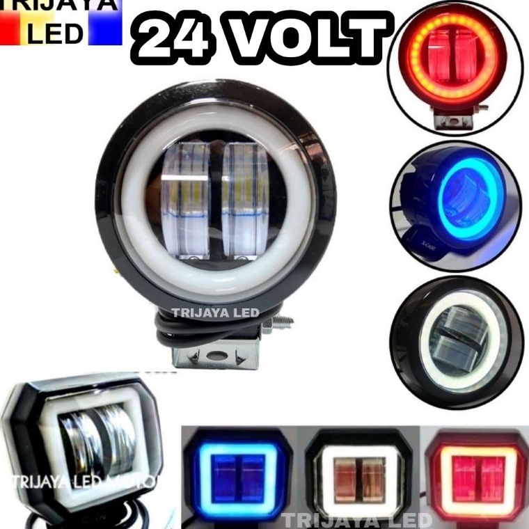 Mata Front Shooting Light Volt Led Cwl Daymaker Mini Bus Truck Canter Fuso Jeep Angel Eye