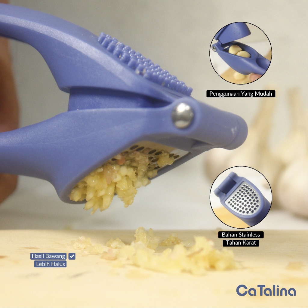 Alat Penghalus Penghancur Bawang Garlic Presser - Gambar 2