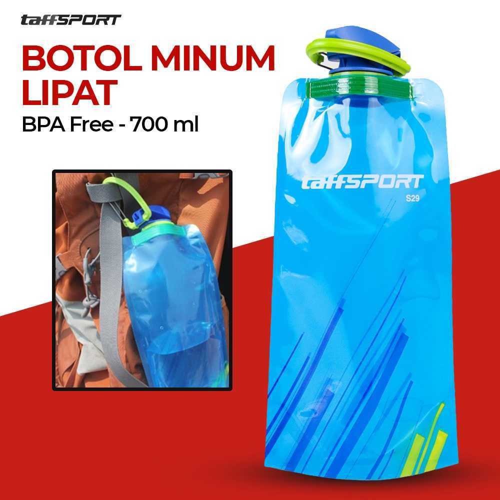 TaffSPORT Botol Minum Lipat Camping Hiking Drinking Bottle - S29 - Gambar 2