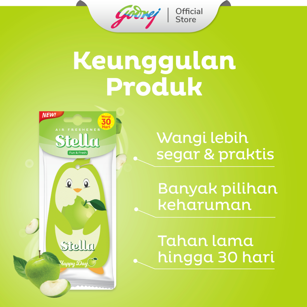 Stella Fun & Fresh Happy Day 20gr Beli 1 Gratis 1 - Pengharum Mobil - Gambar 2