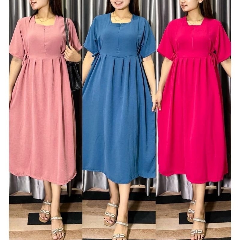 Kirana DASTER / PLAIN CRINKEL DASTER TEENAGER BUMIL BUSUI / FUJI ...