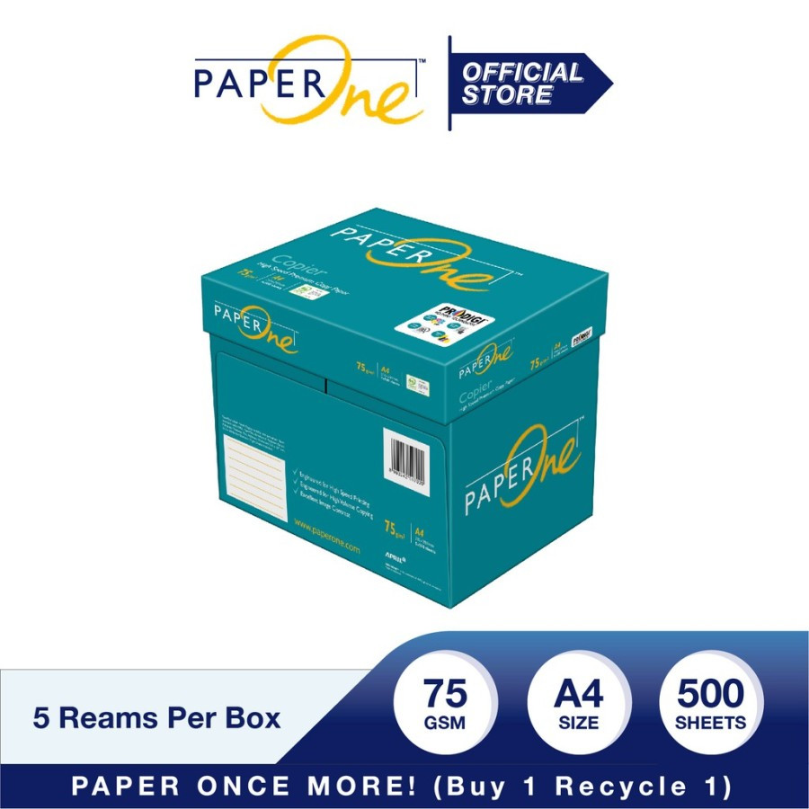 Hvs A4 Paper 70 grams PAPERONE/Photocopy Paper/Office Paper | Shopee ...