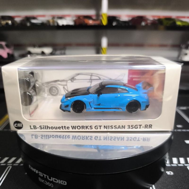Cm model nissan gtr r35 lbwk blue | Shopee Singapore