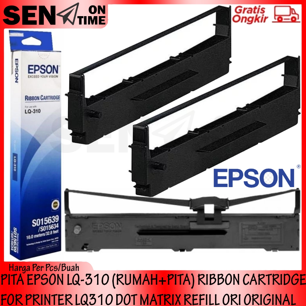 Epson LQ-310 Ribbon Cartridge (House + Ribbon) For Printer Lq310 ...
