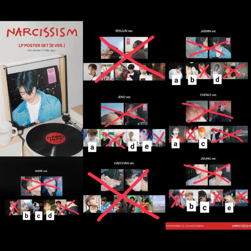 NCT DREAM ジェノ narcissism LP ポスター MD ジェミン