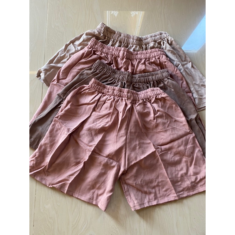 HOTPANTS CELANA PENDEK WANITA RAYON SANTAI HOT PANTS CELANA SHORT PANTS CELANA SANTAI WANITA - Gambar 3