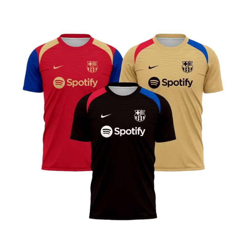 New BARCELONA TRAINING JERSEY 2024/2025. Ball Shirt Shopee Singapore