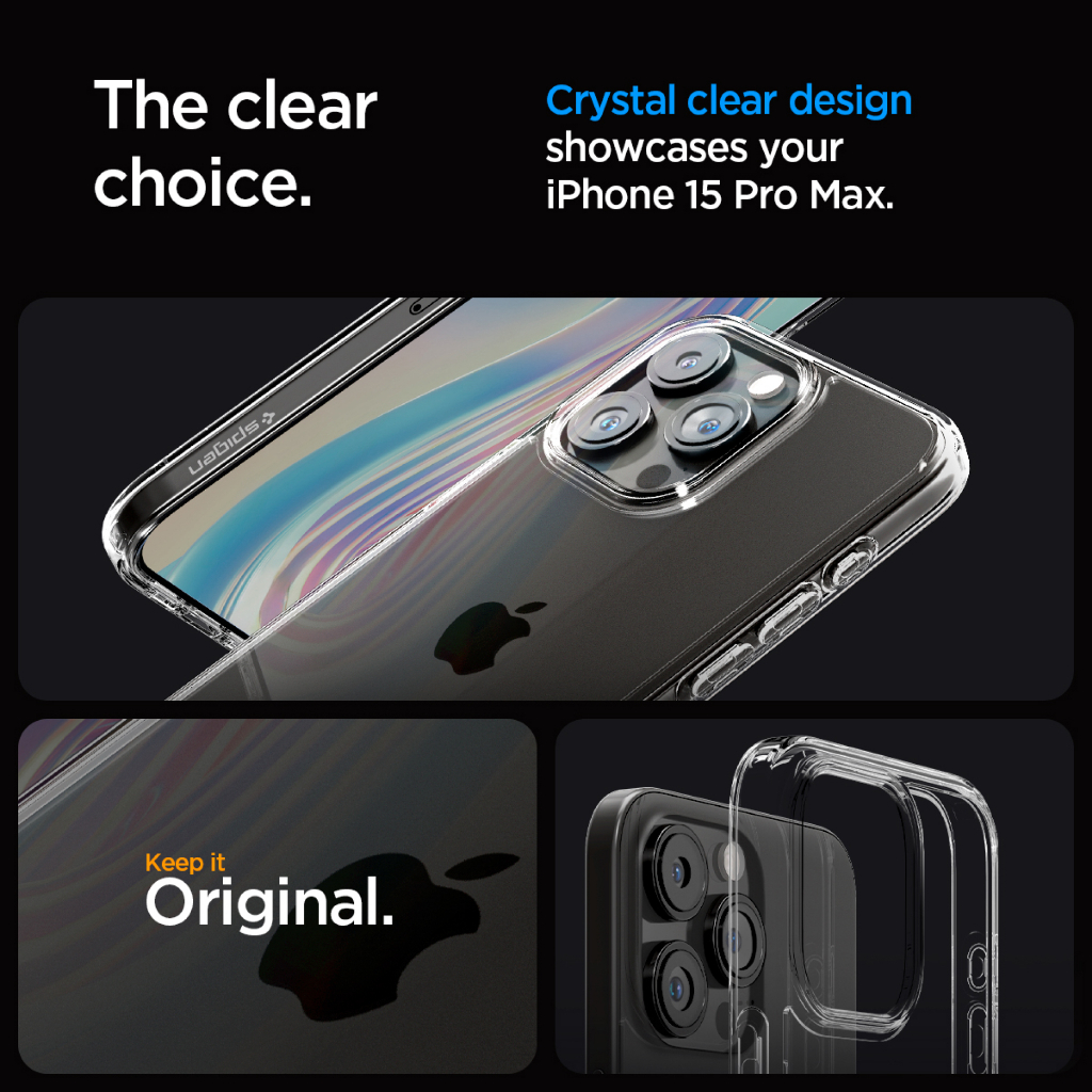 SPIGEN Case for iPhone 17 16 Pro Max Plus Air Ultra Hybrid MagFit Magsafe Clear Matte Slim Anti-Crack Shock Casing - Gambar 3
