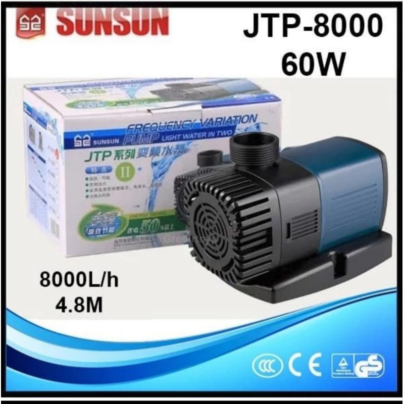 Sunsun Migi 8000 KOI Fish Pond Water PUMP SUBMERSIBLE PUMP LOW WATT Shopee Singapore