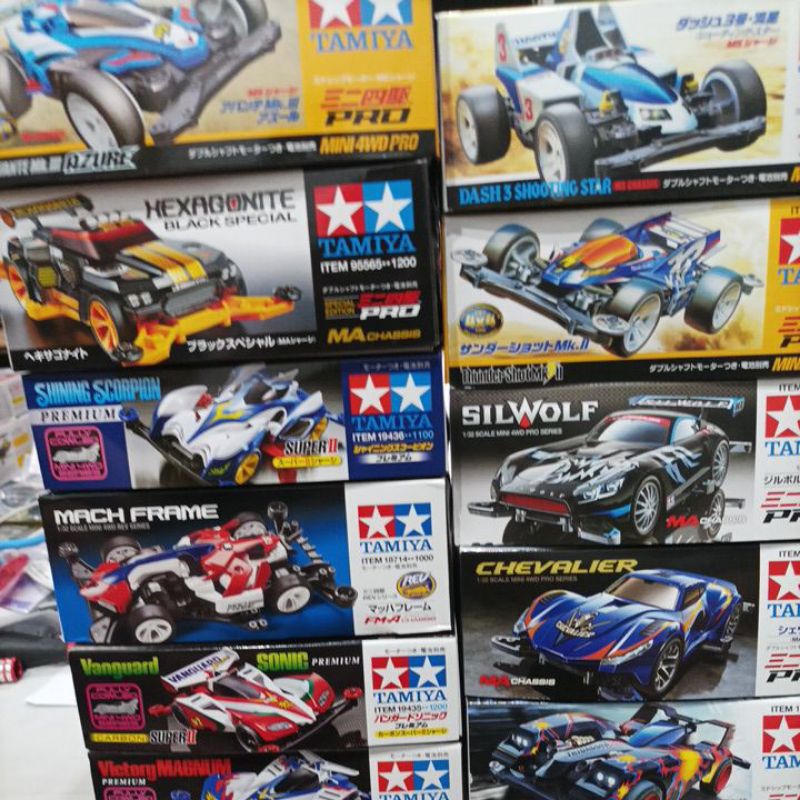 Tamiya Body + stickers, various models, can be checked in the variant ...