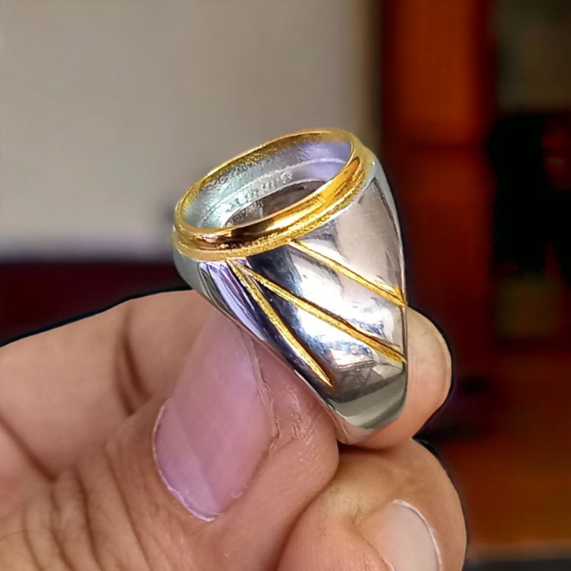 SUPER TITANIUM EMBAN RING | Shopee Singapore