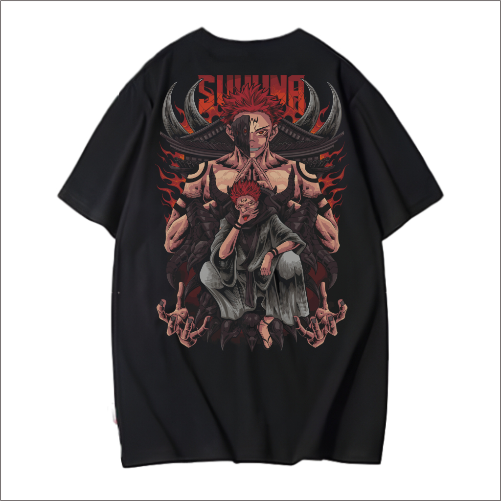 T Shirt T Shirt Jujutsu Kaisen Ryomen Sukuna Series Anime T Shirt Screen Printing Men Women 7824