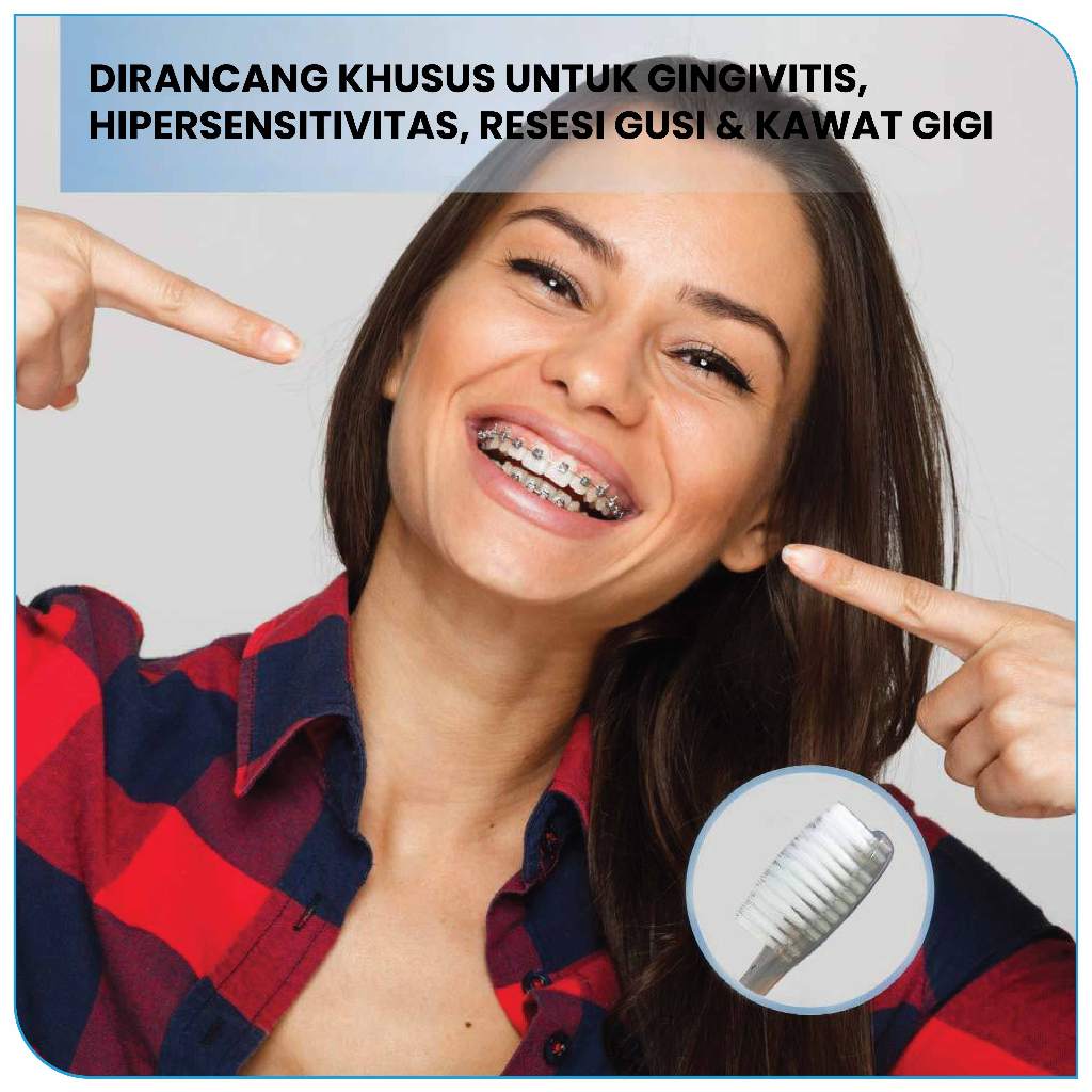 Med+ Ultrasoft Clean Toothbrush / Sikat Gigi Travel / Nano Toothbrush / Travel Toothbrush / Toothbrush for Sensitive Teeth / Disposable - Gambar 3